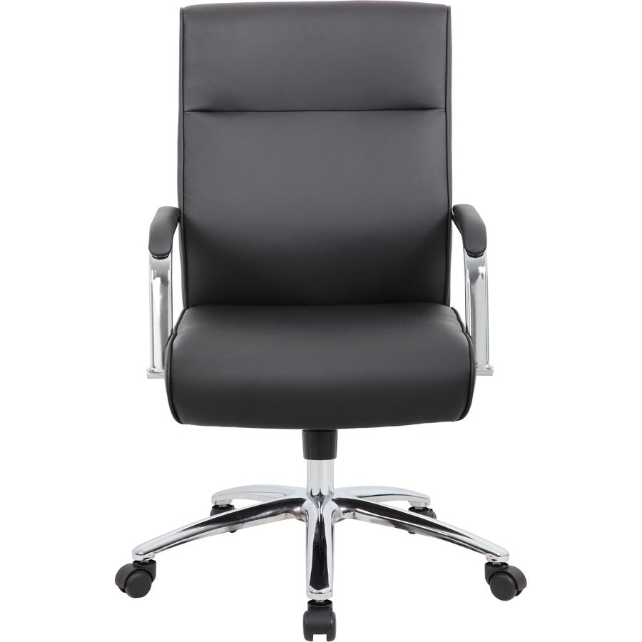 Boss Conf Chair, Black - Black - 1 Each