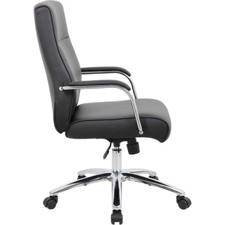 Boss Conf Chair, Black - Black - 1 Each