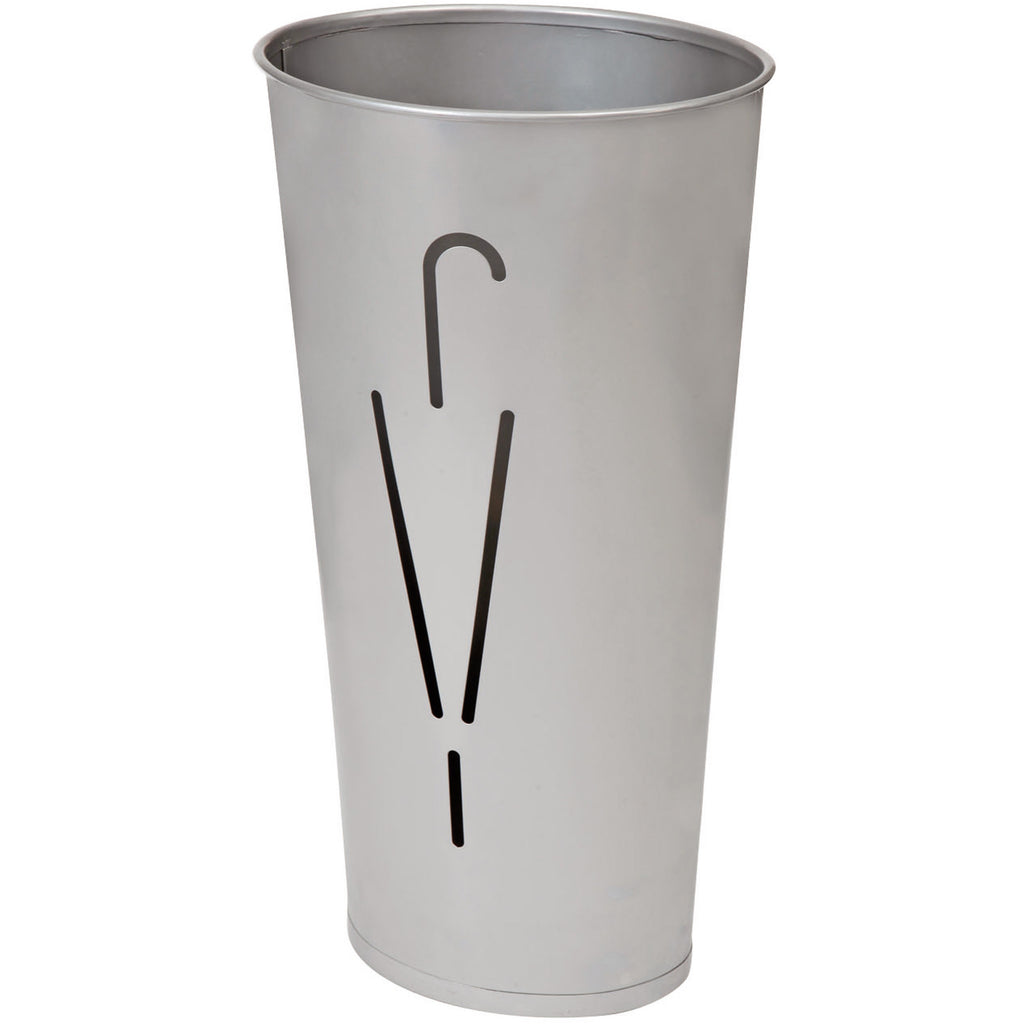 Alba Umbrella Holder - 12.2" x 10.2" x 10.2" x - Steel - 1 Each - Gray - Sturdy