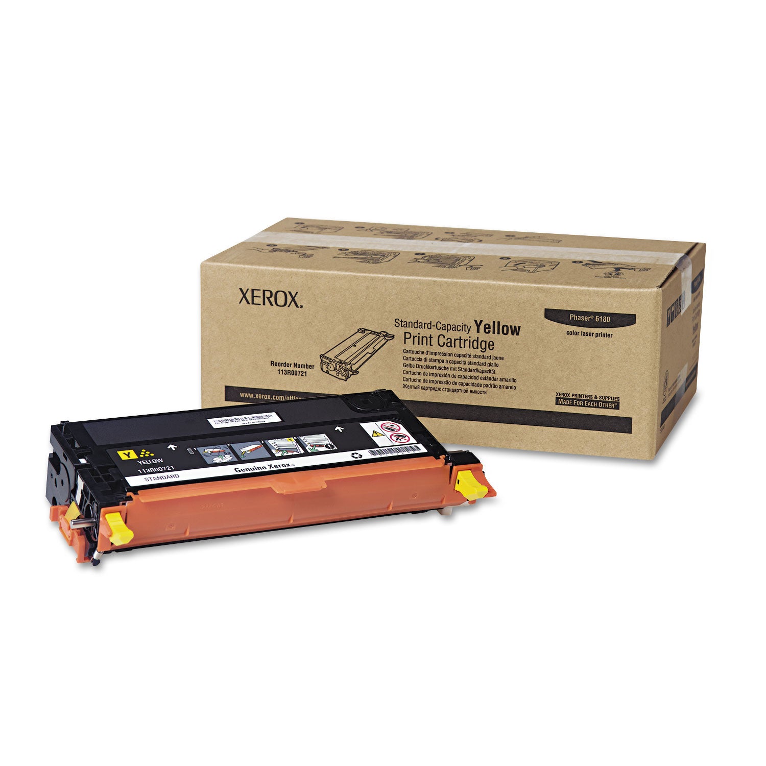 113R00721 Toner, 2,000 Page-Yield, Yellow - 