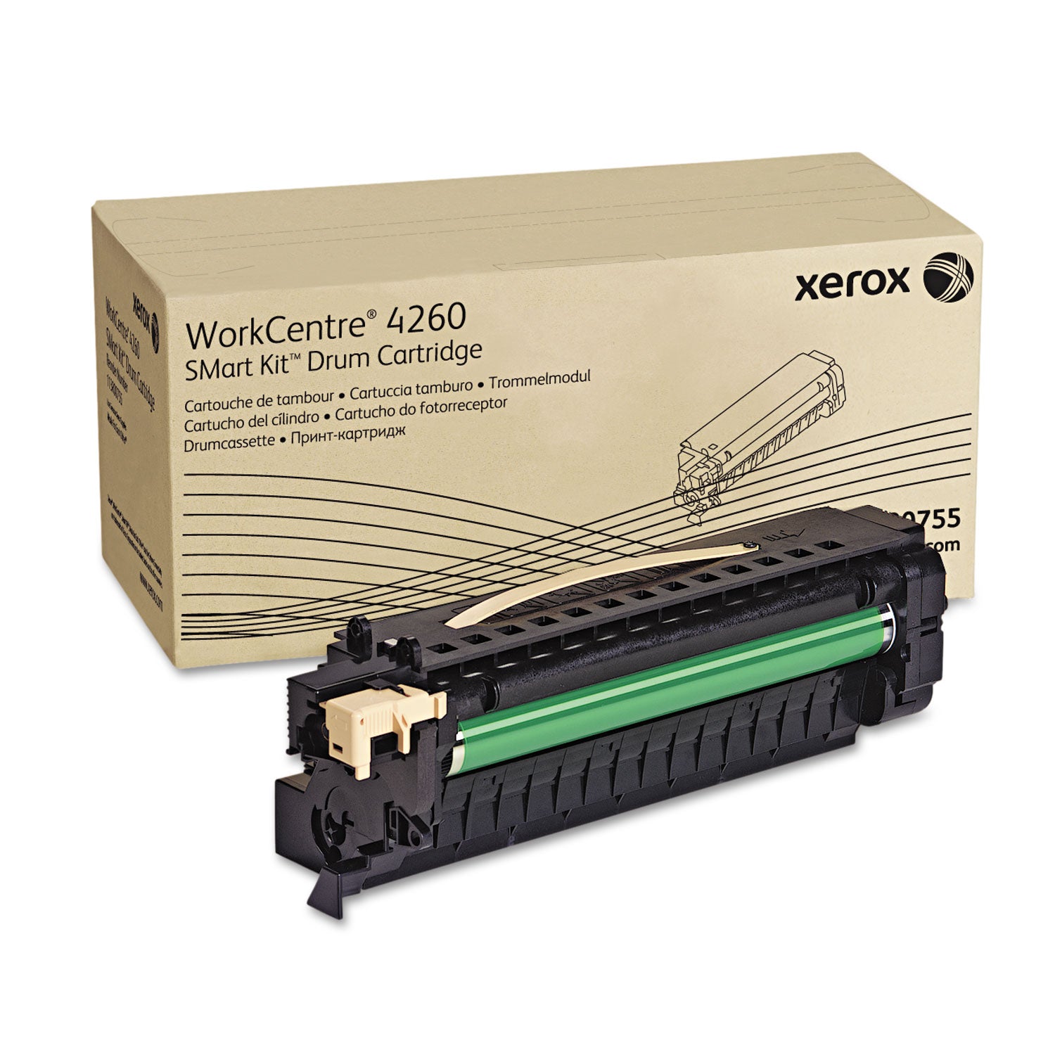 113R00755 Drum Unit, 80,000 Page-Yield, Black
