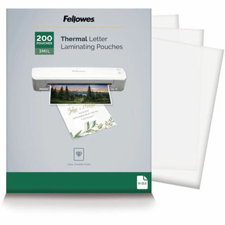 Laminating Pouches, 3 mil, 9" x 11.5", Gloss Clear, 200/Pack