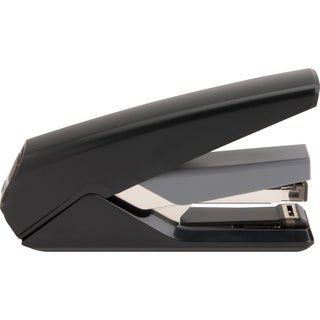 Business Source Full Strip Flat-Clinch Stapler - 30 of 20lb Paper Sheets Capacity - 210 Staple Capacity - Full Strip - 1/4" Staple Size - 1 Each - Black