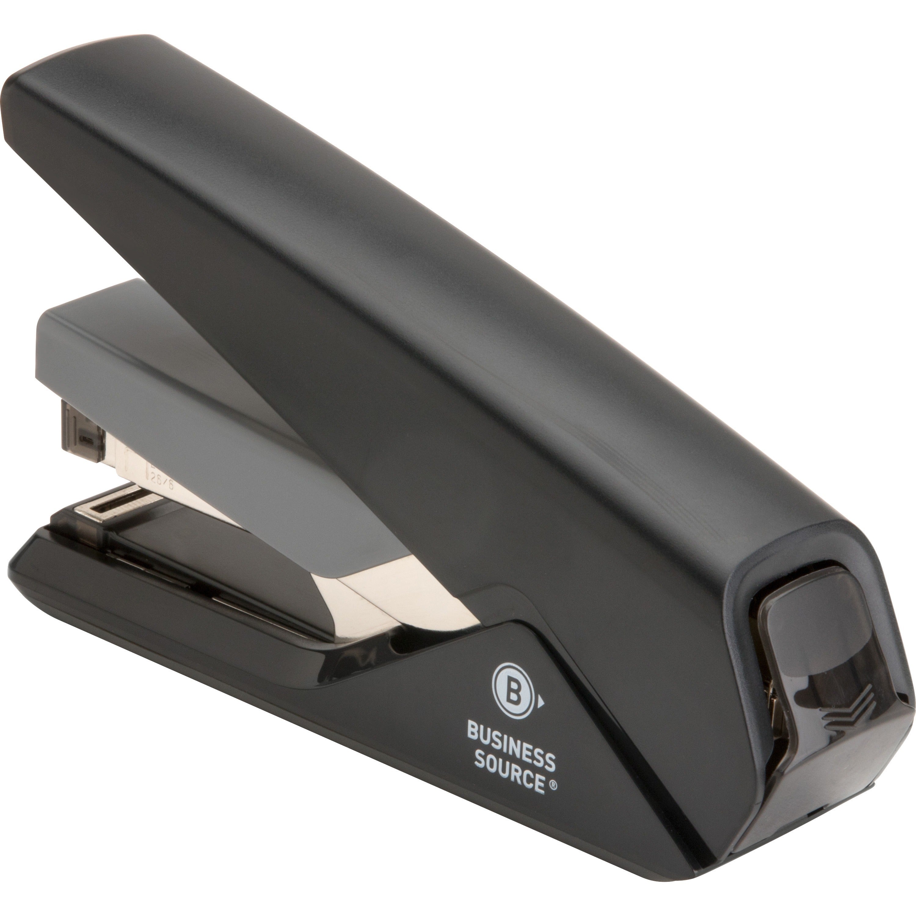 business-source-full-strip-flat-clinch-stapler-30-of-20lb-paper-sheets-capacity-210-staple-capacity-full-strip-1-4-staple-size-1-each-black_bsn62838 - 4