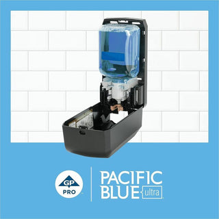 Pacific Blue Ultra Hair And Body Wash Manual Dispenser Refills - 40.6 fl oz (1200 mL) - Squeeze Bottle Dispenser - Dirt Remover, Bacteria Remover - Hair, Body, Skin - Blue - Hygienic, Rich Lather, pH Balanced - 4 / Carton