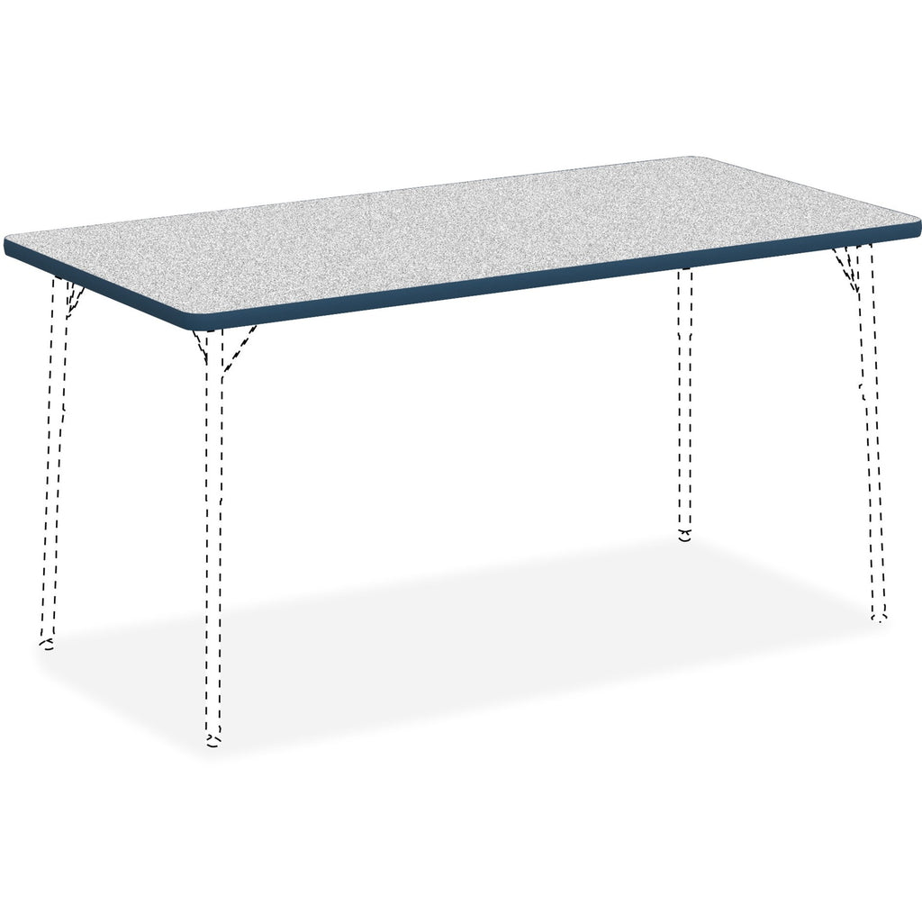 lorell-classroom-activity-tabletop-for-table-topgray-nebula-rectangle-high-pressure-laminate-hpl-top-x-60-table-top-width-x-30-table-top-depth-x-113-table-top-thickness-1-each_llr99918 - 1