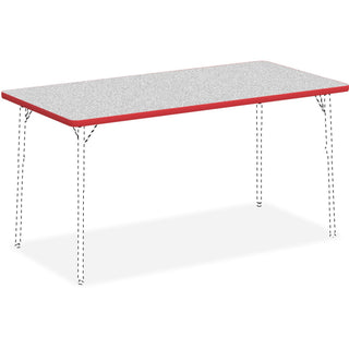 lorell-classroom-activity-tabletop-for-table-topgray-nebula-rectangle-high-pressure-laminate-hpl-top-x-60-table-top-width-x-30-table-top-depth-x-113-table-top-thickness-assembly-required-1-each_llr99919 - 1