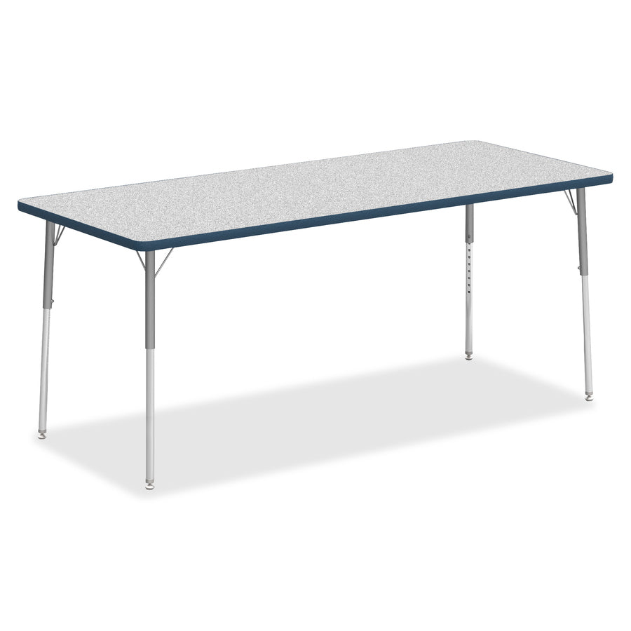 lorell-classroom-activity-tabletop-for-table-topgray-nebula-rectangle-high-pressure-laminate-hpl-top-x-72-table-top-width-x-30-table-top-depth-x-113-table-top-thickness-assembly-required-1-each_llr99920 - 2