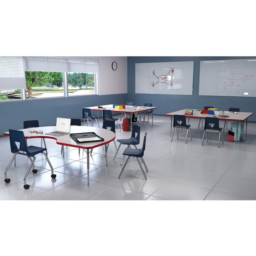 lorell-classroom-activity-tabletop-for-table-topgray-nebula-rectangle-high-pressure-laminate-hpl-top-x-72-table-top-width-x-30-table-top-depth-x-113-table-top-thickness-assembly-required-1-each_llr99921 - 3