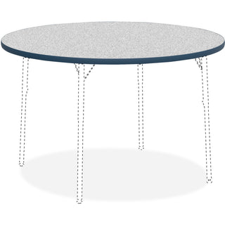 lorell-classroom-activity-tabletop-for-table-topgray-nebula-round-high-pressure-laminate-hpl-top-x-113-table-top-thickness-x-48-table-top-diameter-assembly-required-1-each_llr99922 - 1