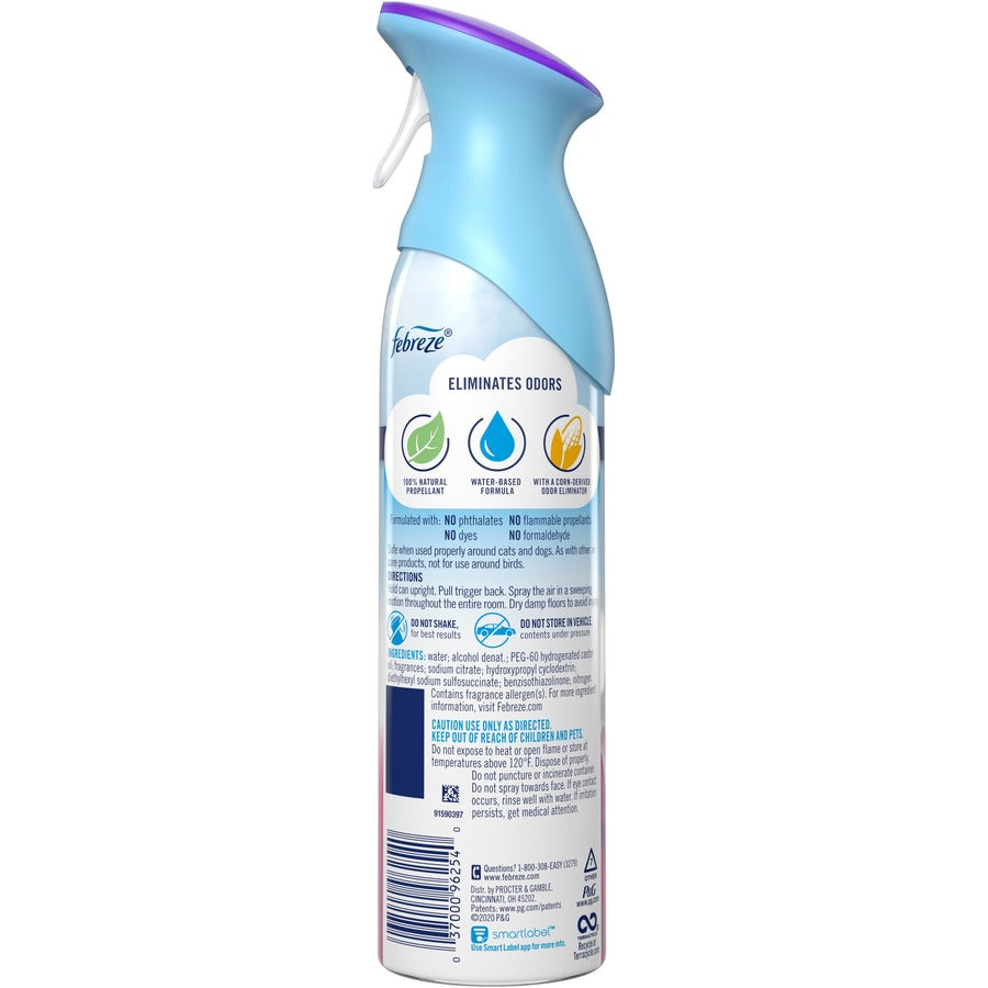 Febreze Odor-Fighting Air Freshener - Spray - 8.8 fl oz (0.3 quart) - Spring & Renewal - 6 / Carton - Odor Neutralizer, VOC-free