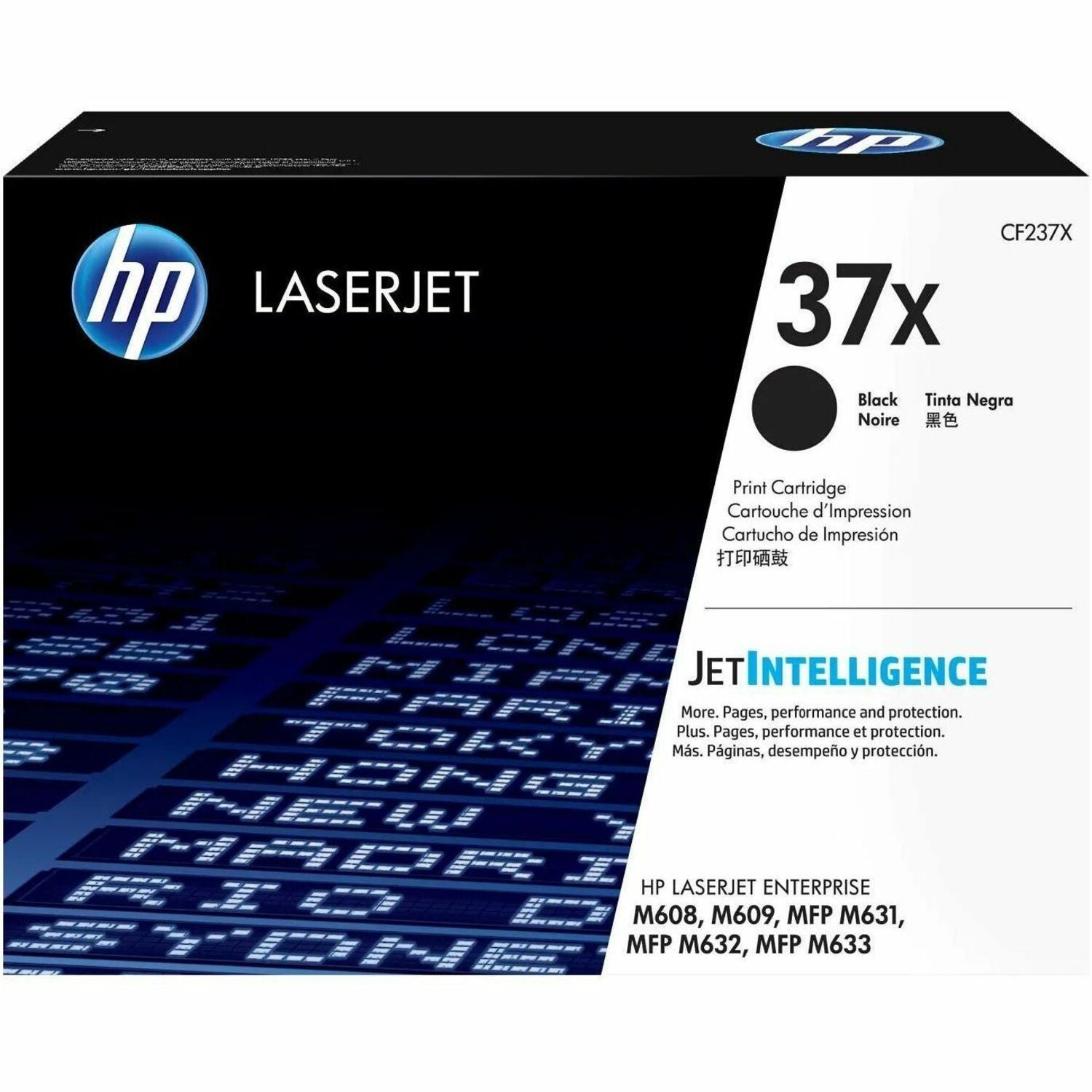 HP 37X, (CF237X) High-Yield Black Original LaserJet Toner Cartridge