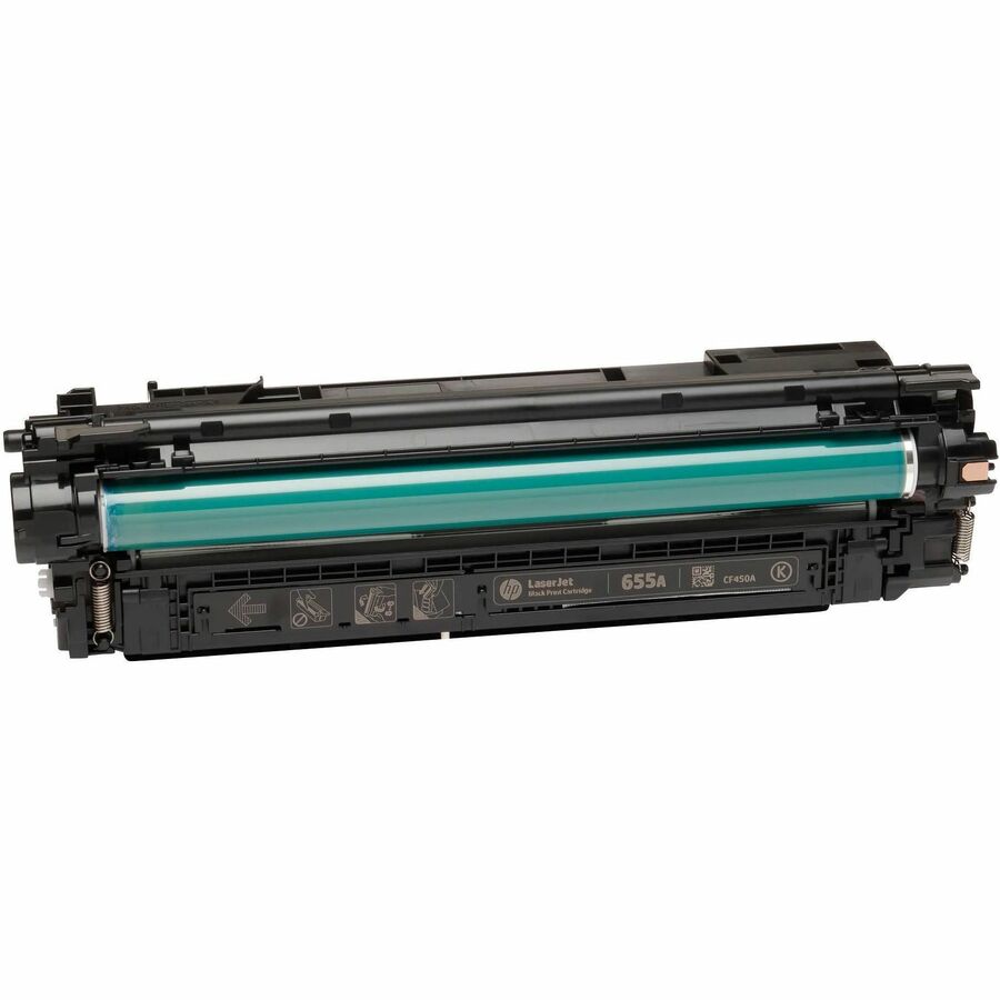 HP 655A, (CF450A) Black Original LaserJet Toner Cartridge