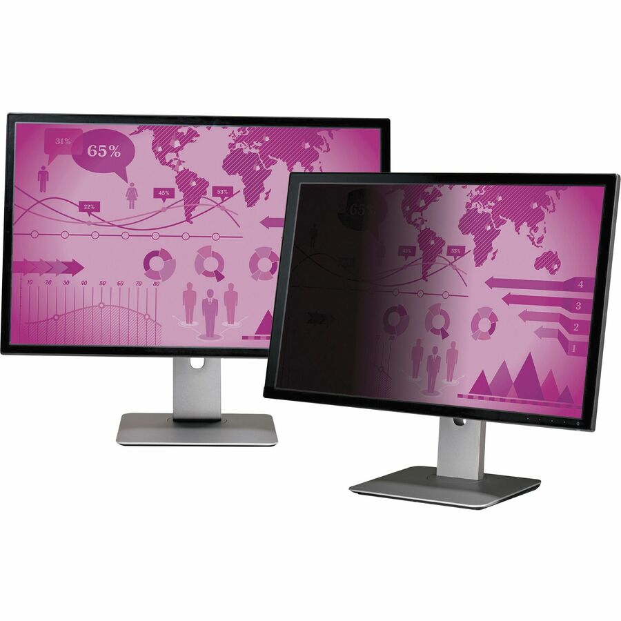 High Clarity Privacy Filter for 23.8" Widescreen Flat Panel Monitor, 16:9 Aspect Ratio