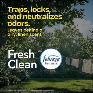 Glad ForceFlexPlus X-Large Kitchen Drawstring Trash Bags - Fresh Clean with Febreze Freshness - Large Size - 20 gal Capacity - 24.02" Width x 32.01" Length - Drawstring Closure - Gray - 1Each - 30 Per Box - Garbage, Kitchen, Office, Home
