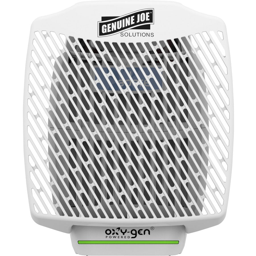 Genuine Joe Air Freshener Dispenser System - 30 Day Refill Life - 6000 ft Coverage - 1 Each - White - 7
