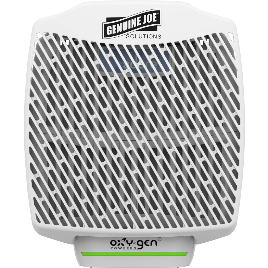 Genuine Joe Air Freshener Dispenser System - 30 Day Refill Life - 6000 ft Coverage - 1 Each - White - 2