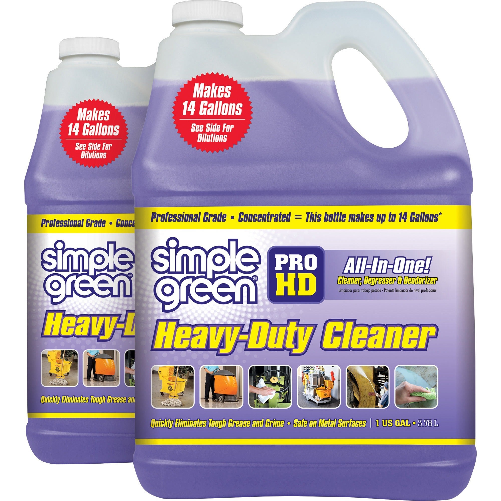 simple-green-pro-hd-heavy-duty-cleaner-&-degreaser-for-multipurpose-2048-fl-oz-64-quart-2-carton-non-corrosive-heavy-duty-purple_smp213421 - 2