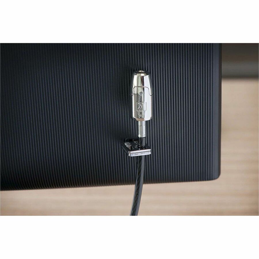 Kensington Desktop & Peripherals 2.0 Locking Kit - Keyed Lock - Black - Carbon Steel, Plastic - 8 ft - For Desktop Computer, Keyboard, Mouse, Computer