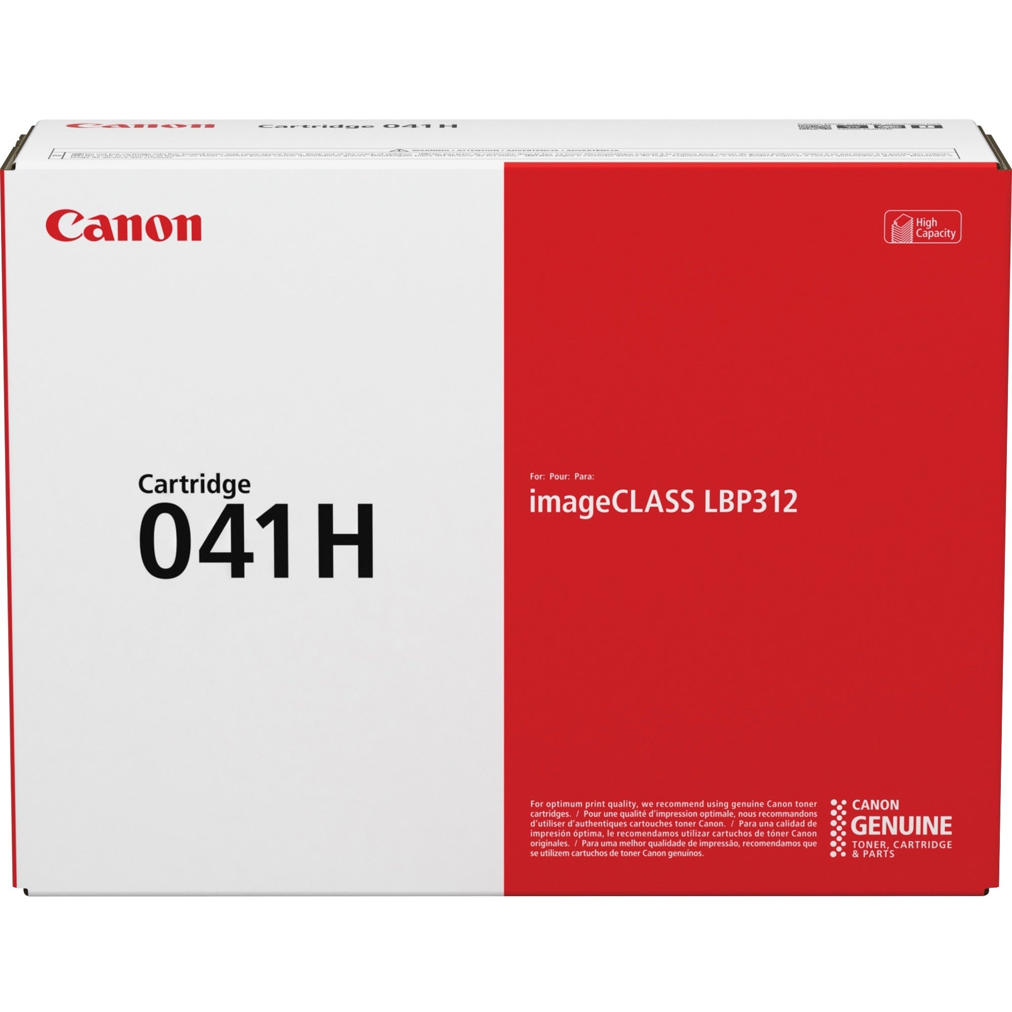 0453C001 (041) High-Yield Toner, 20,000 Page-Yield, Black