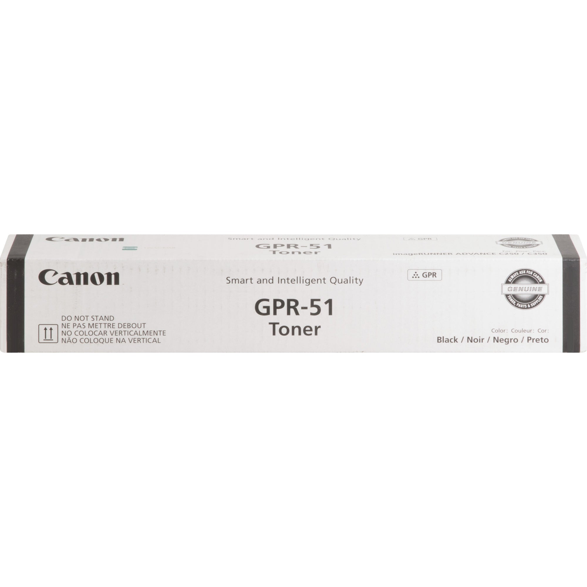 Canon GPR-51 Original Laser Toner Cartridge - Black - 1 Each - 19000 Pages