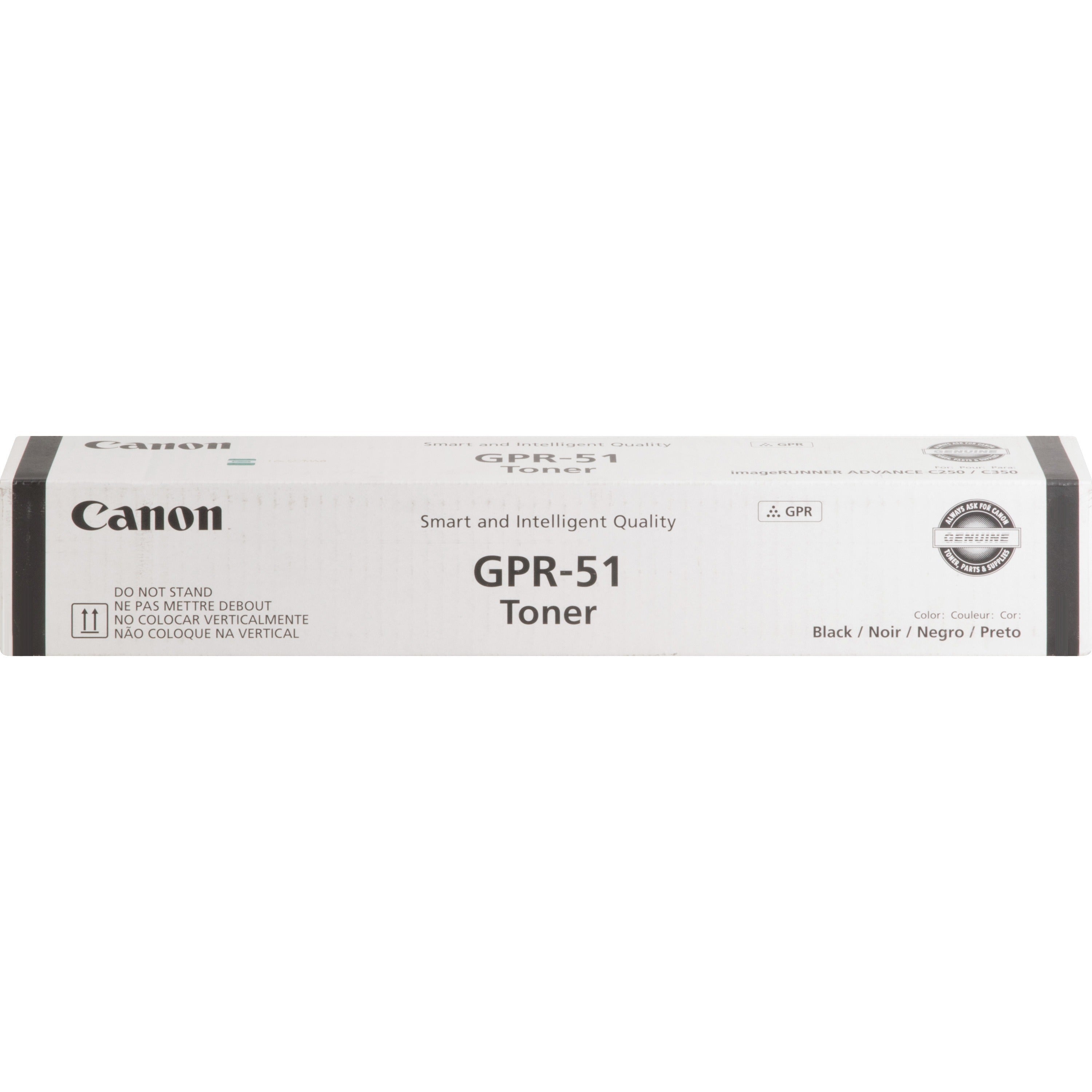 Canon GPR-51 Original Laser Toner Cartridge - Black - 1 Each - 19000 Pages