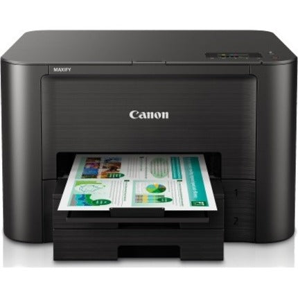 Canon MAXIFY iB4120 Desktop Inkjet Printer - Color - 600 x 1200 dpi Print - Automatic Duplex Print - 500 Sheets Input - Ethernet - Wireless LAN - Mopria - 30000 Pages Duty Cycle - Plain Paper Print - Ethernet - USB