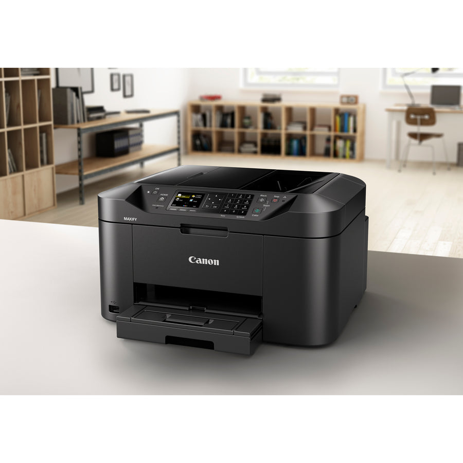 Canon MAXIFY MB2120 Wireless Inkjet Multifunction Printer - Color - Copier/Fax/Printer/Scanner - 600 x 1200 dpi Print - Automatic Duplex Print - Up to 20000 Pages Monthly - 250 sheets Input - Color Scanner - 1200 dpi Optical Scan - Color Fax - Ethern