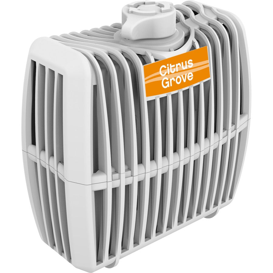 Genuine Joe Air Refreshener Refill Cartridge - Citrus Grove - 12 / Carton - Long Lasting, Odor Neutralizer