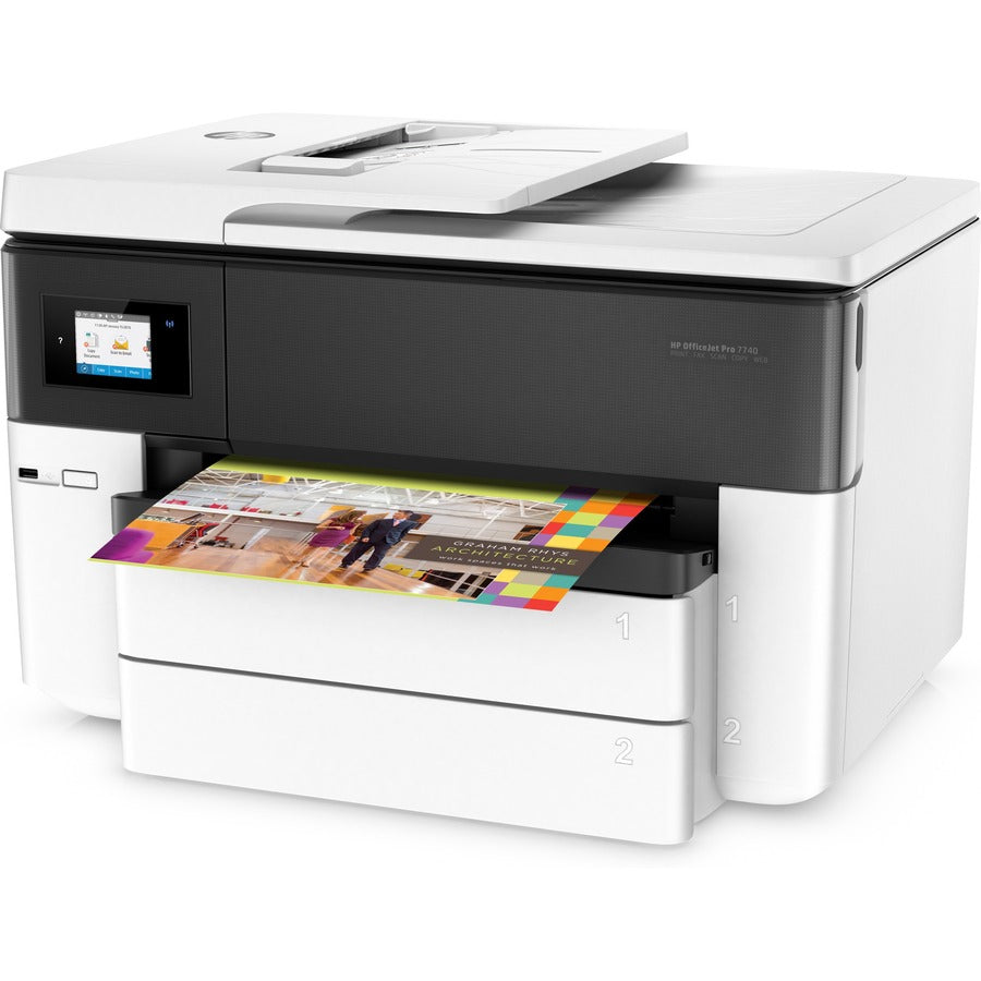 OfficeJet Pro 7740 All-in-One Printer, Copy/Fax/Print/Scan