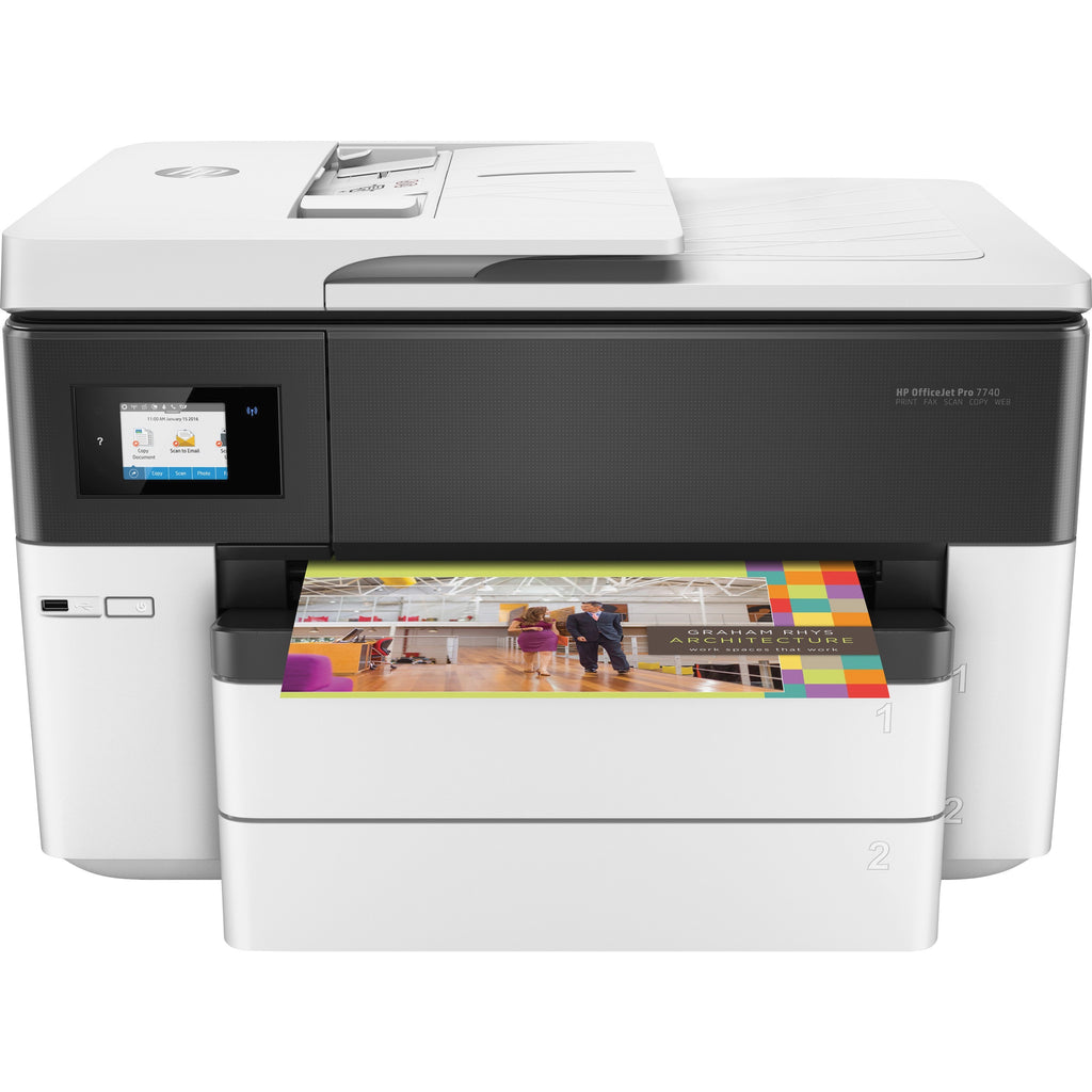OfficeJet Pro 7740 All-in-One Printer, Copy/Fax/Print/Scan
