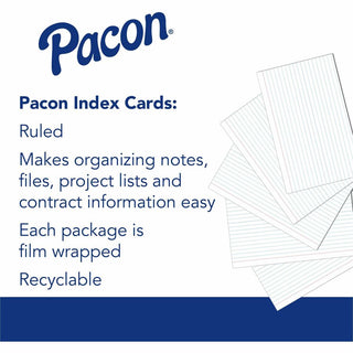 pacon-ruled-index-cards-front-ruling-surface-ruled-025-ruled-index-card-5-x-8-white-paper-sturdy-100-pack_pac5137 - 2