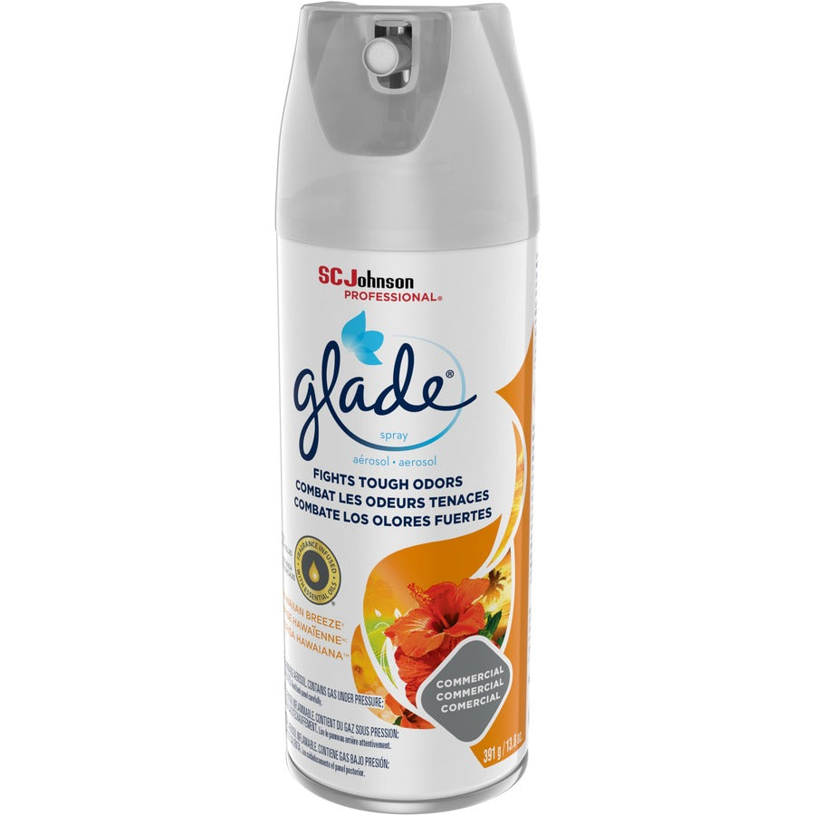 Glade Hawaiian Breeze Scent Air Spray - Aerosol - 13.8 fl oz (0.4 quart) - Hawaiian Breeze - 1 Each - Odor Neutralizer