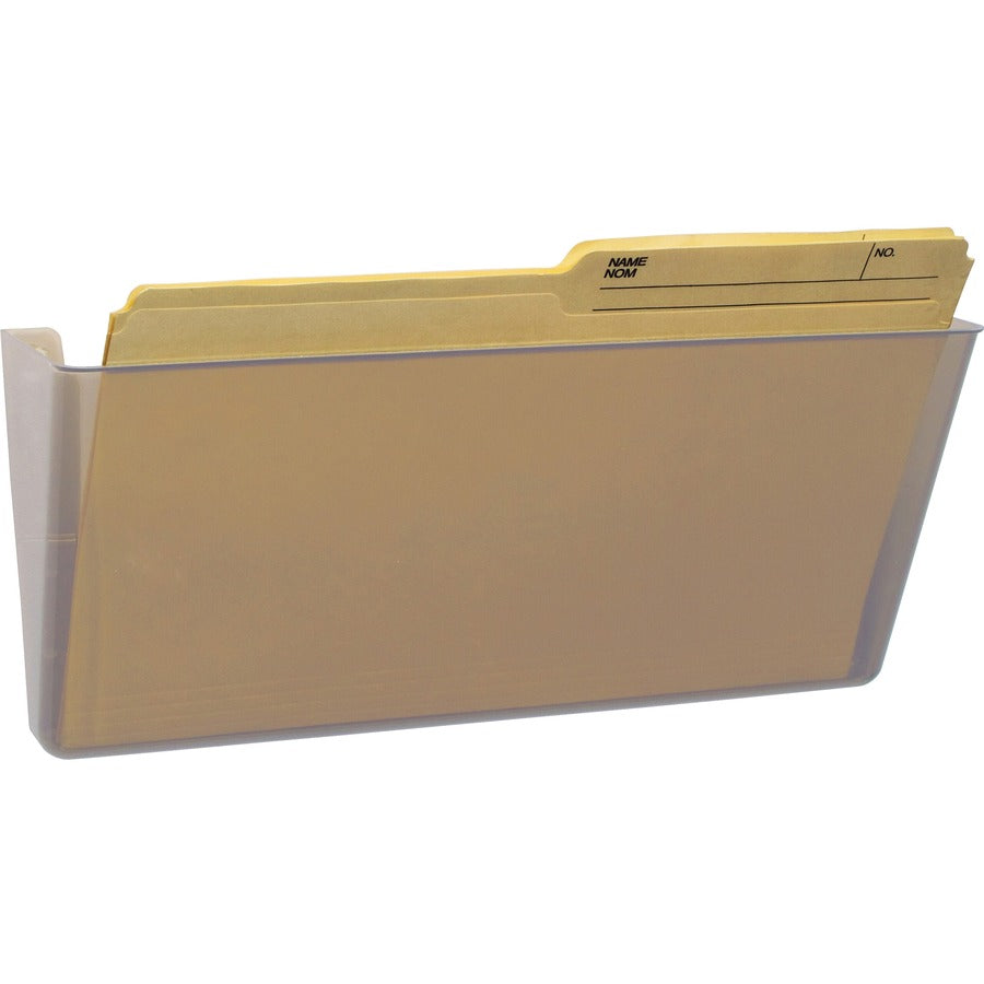 Wall File, Legal Size, 16" x 4" x 7", Clear