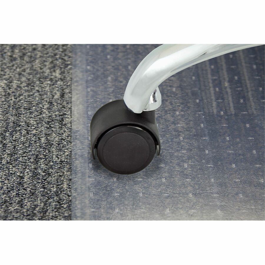 Master Caster Duet Noiseless Chair Mat Casters - 2" Diameter - 110 lb - Polyurethane - Matte Black - 5 / Set - 