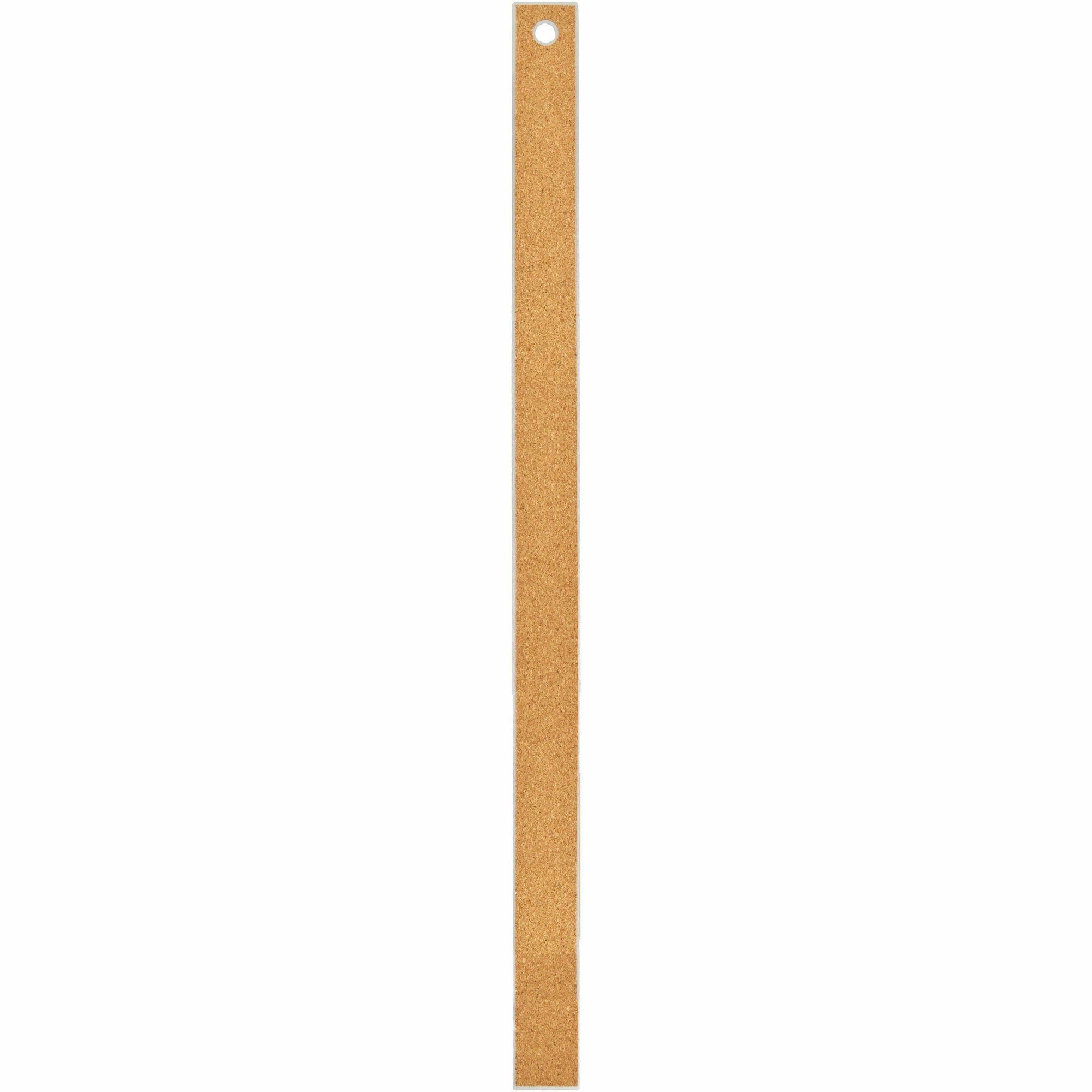 Westcott Stainless Steel Rulers - 18" Length 1" Width - 1/16, 1/32 Graduations - Metric, Imperial Measuring System - Stainless Steel - 12 / Box - Stainless Steel - 2