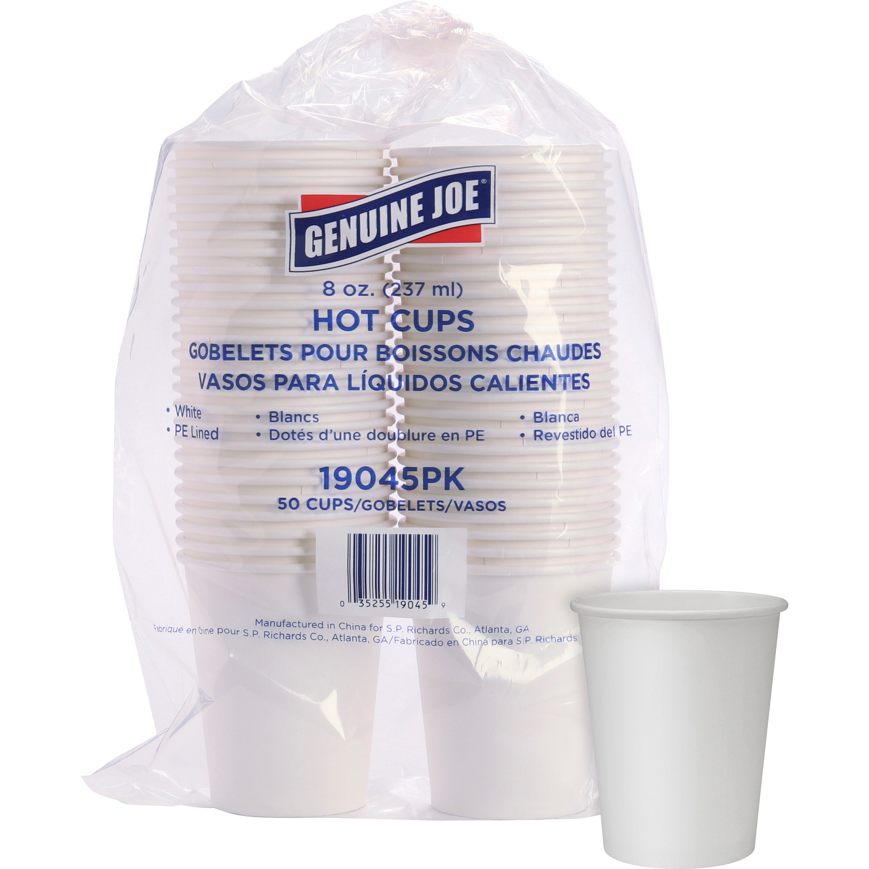 genuine-joe-8-oz-disposable-hot-cups-500-pack-5-bundle-white-polyurethane-hot-drink-hot-drink-beverage_gjo19045bd - 1