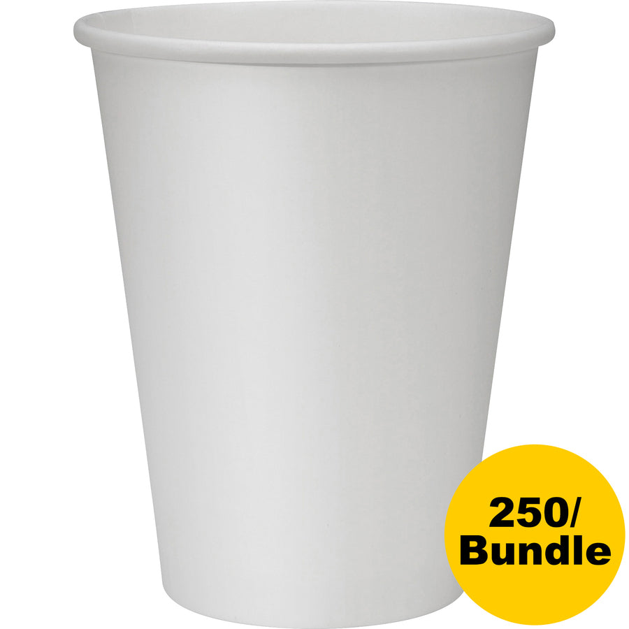 genuine-joe-12-oz-disposable-hot-cups-500-pack-5-bundle-white-polyurethane-hot-drink-beverage_gjo19047bd - 4