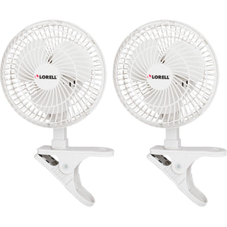 lorell-clip-on-personal-fans-1524-mm-diameter-2-speed-adjustable-tilt-head-95-height-x-79-width-x-6-depth-white_llr44552bd - 1