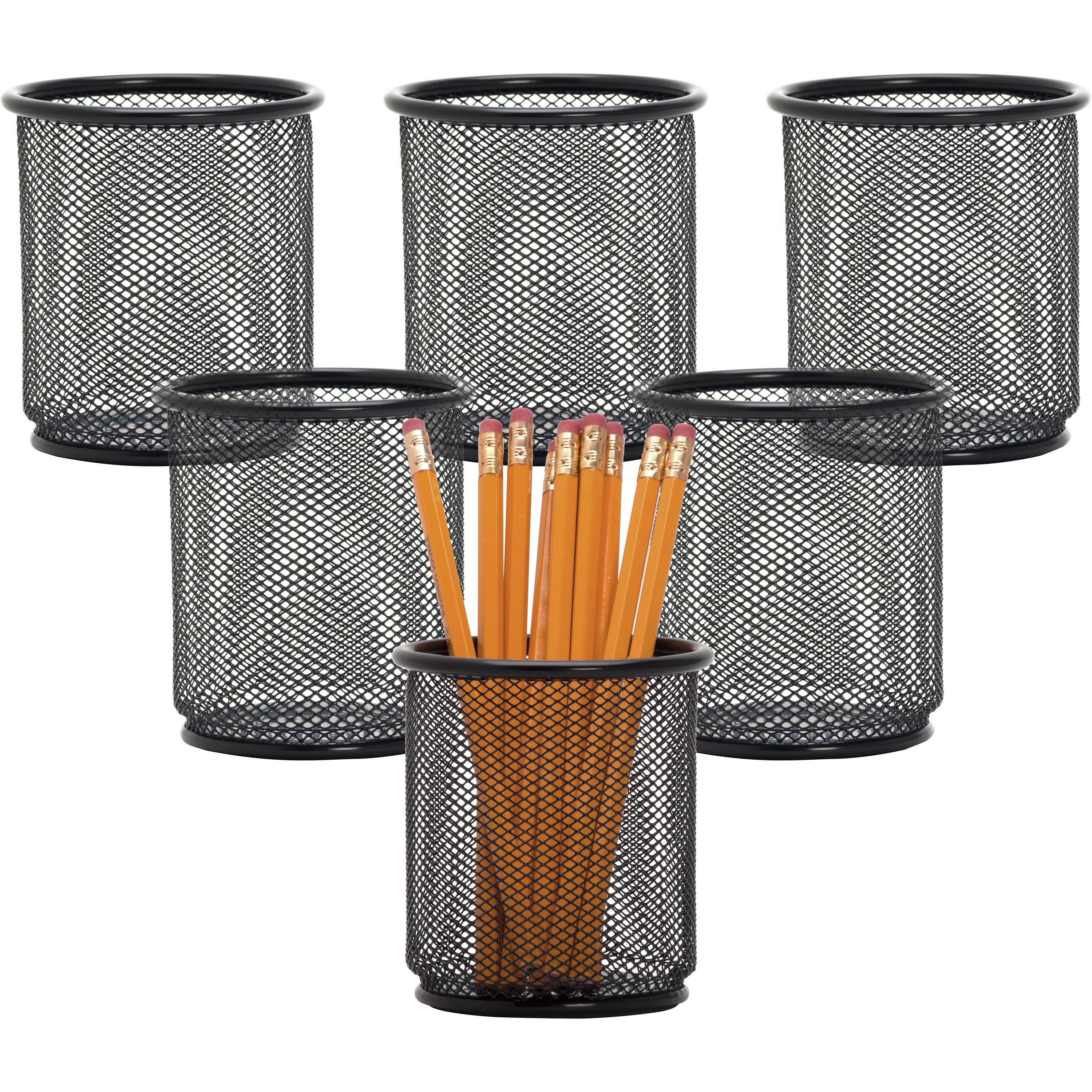 lorell-mesh-wire-pencil-cup-holders-35-x-39-x-steel-6-box-black_llr84149bx - 1
