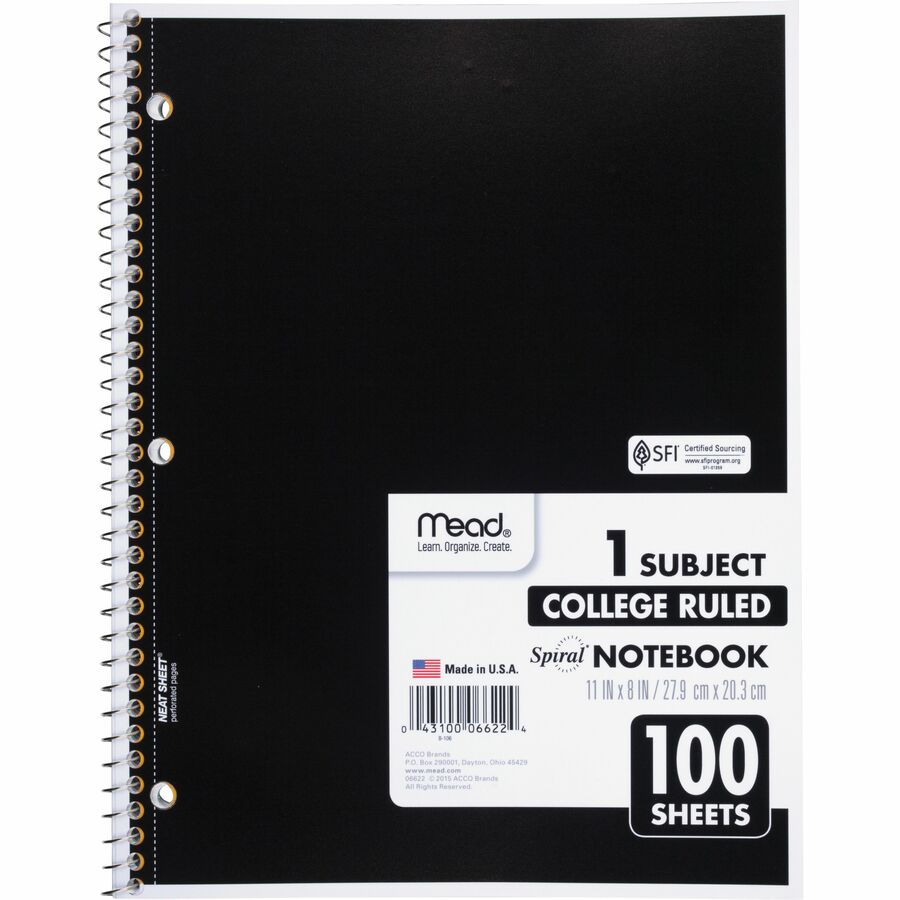 mead-one-subject-spiral-notebook-100-sheets-spiral-college-ruled-8-x-10-1-28-x-105-white-paper-back-board-12-bundle_mea06622bd - 3