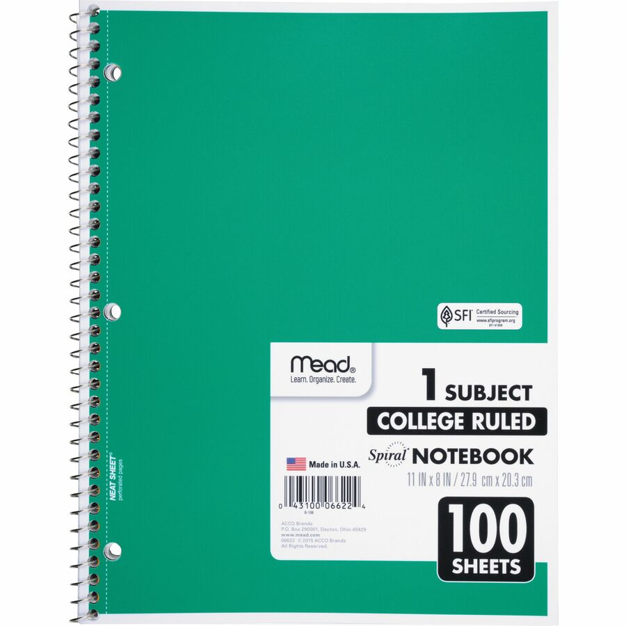 mead-one-subject-spiral-notebook-100-sheets-spiral-college-ruled-8-x-10-1-28-x-105-white-paper-back-board-12-bundle_mea06622bd - 4