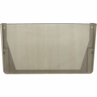 Officemate Mountable Wall File - 7" Height x 13" Width x 4.1" Depth - Smoke - Plastic - 4 / Carton