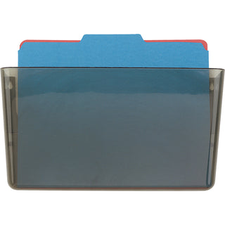 officemate-mountable-wall-file-7-height-x-13-width-x-41-depth-smoke-plastic-4-carton_oic21431ct - 2