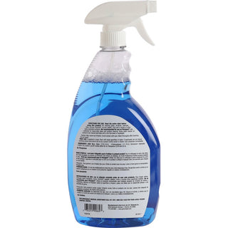Genuine Joe Ammoniated Glass Cleaner - For Hard Surface - Ready-To-Use - 32 fl oz (1 quart) - 6 / Carton - Blue