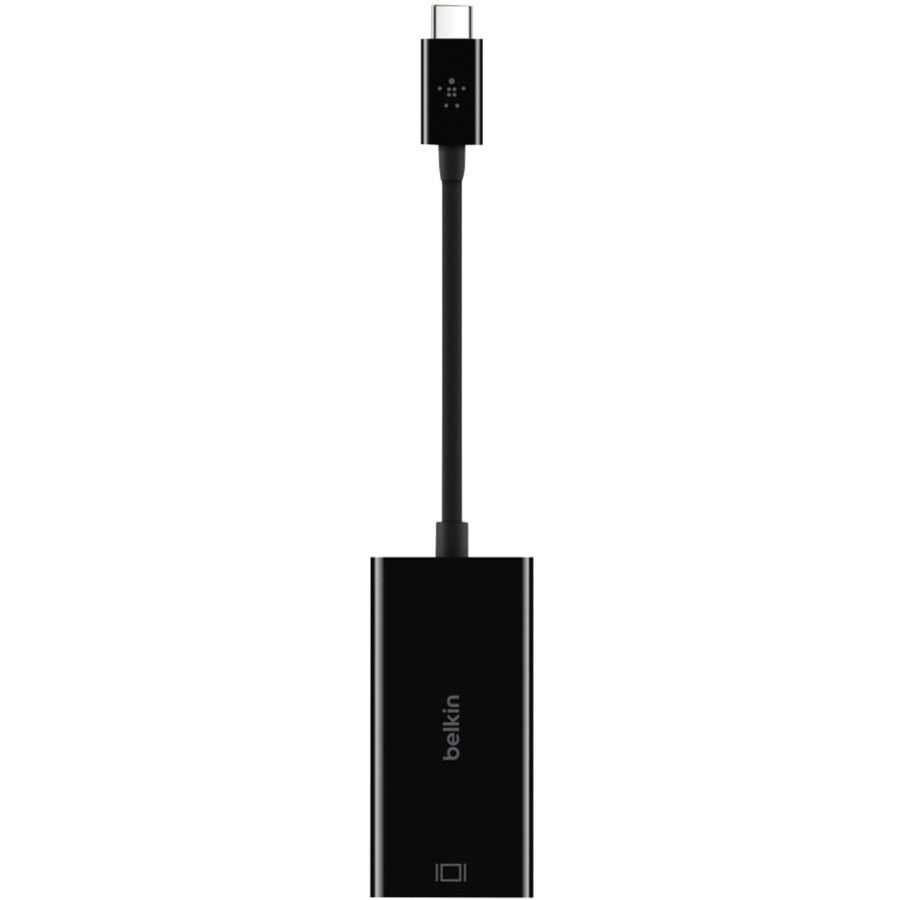 Belkin USB-C to HDMI Adapter Cable, 4k, video adapter - black - Thunderbolt 3/DisplayPort - 1 Pack - 1 x USB Type C Male - 1 x HDMI HDMI 2.0 Female - 4096 x 2160 Supported - Black