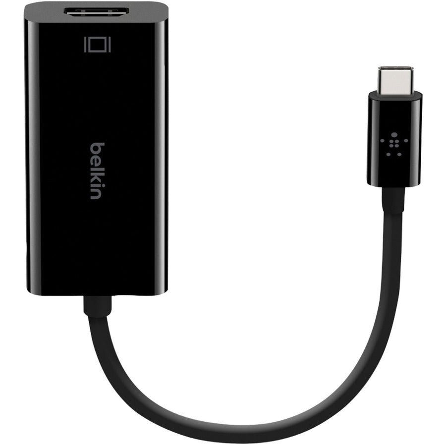 belkin-usb-c-to-hdmi-adapter-cable-4k-video-adapter-black-thunderbolt-3-displayport-1-pack-1-x-usb-type-c-male-1-x-hdmi-hdmi-20-female-4096-x-2160-supported-black_blkb2b144blk - 5
