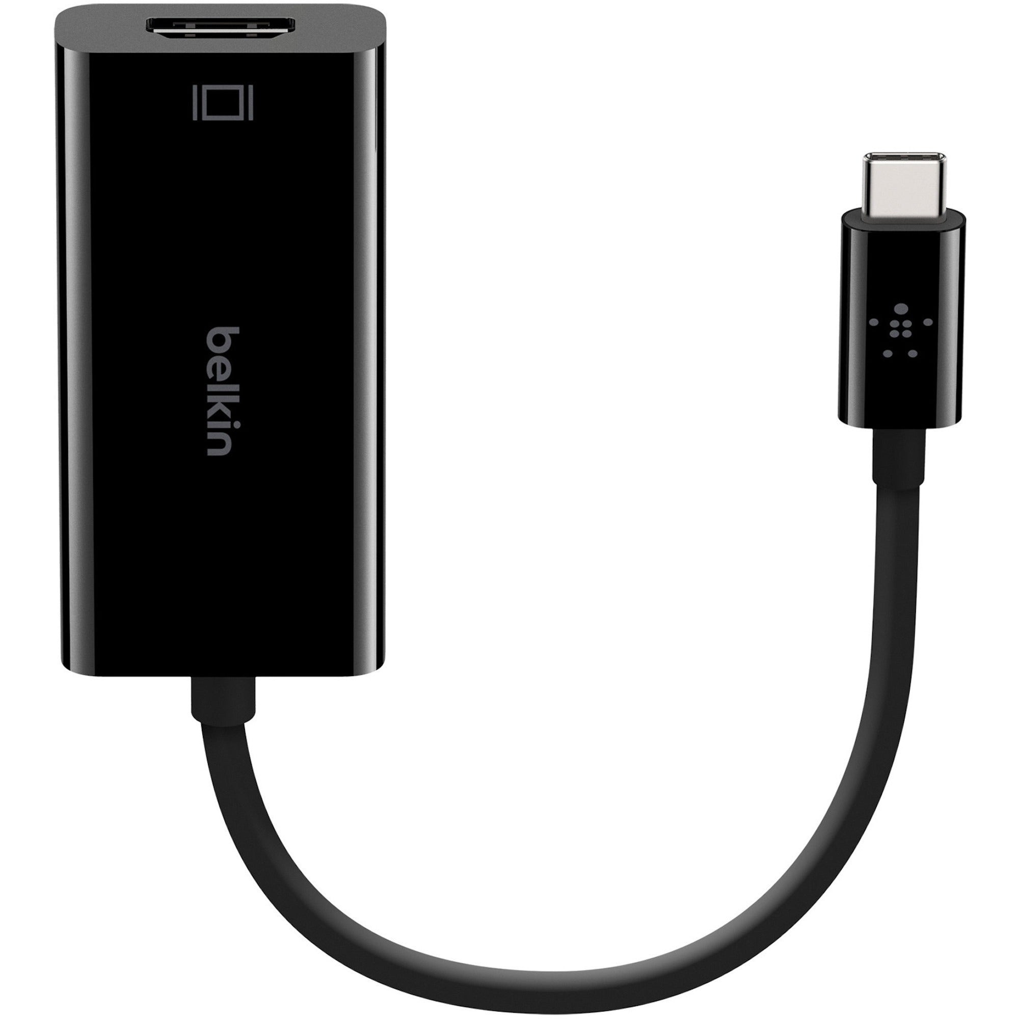 belkin-usb-c-to-hdmi-adapter-cable-4k-video-adapter-black-thunderbolt-3-displayport-1-pack-1-x-usb-type-c-male-1-x-hdmi-hdmi-20-female-4096-x-2160-supported-black_blkb2b144blk - 1