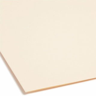 SuperTab Reinforced Guide Height Fastener Folders, 14-pt Manila, 0.75" Expansion, 2 Fasteners, Letter Size, Manila, 50/Box