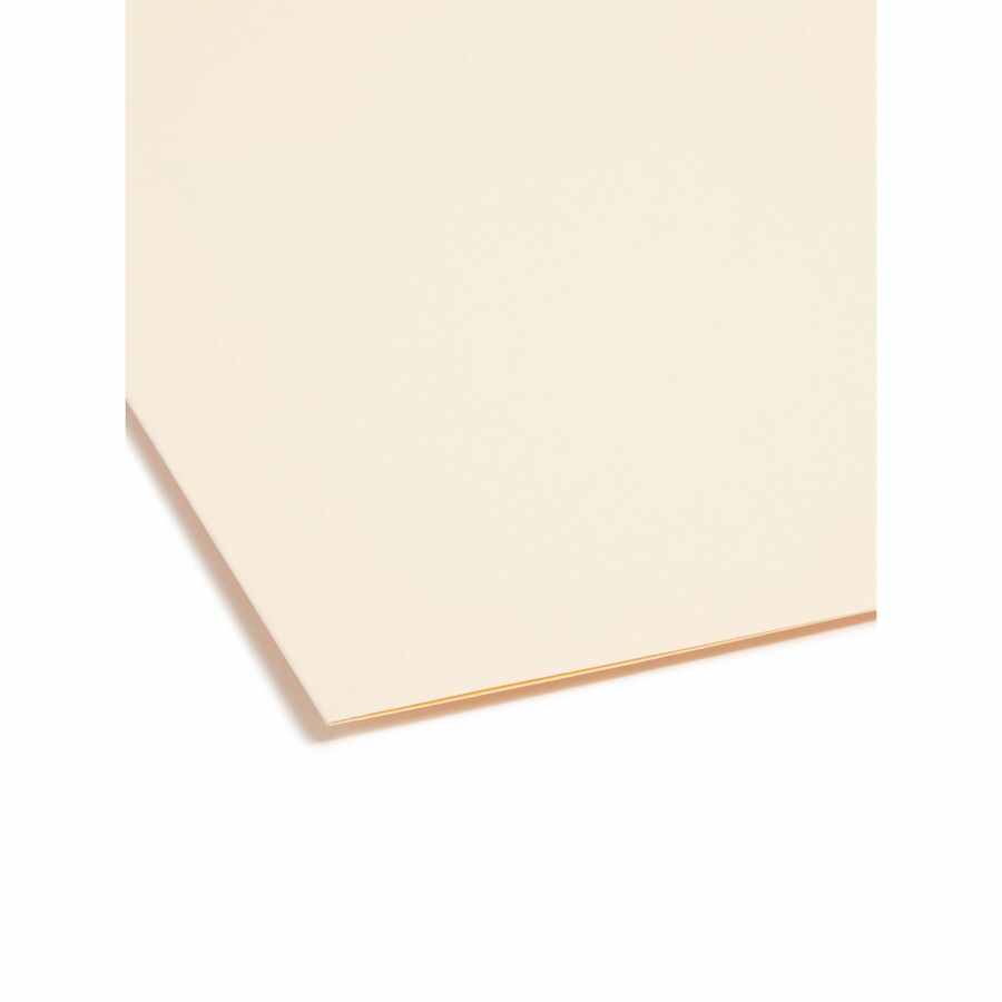 SuperTab Reinforced Guide Height Fastener Folders, 14-pt Manila, 0.75" Expansion, 2 Fasteners, Letter Size, Manila, 50/Box